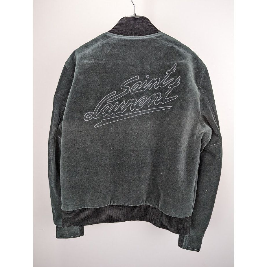 o1rshd1 Teddy College Cotton Jacket in Green Emerald
