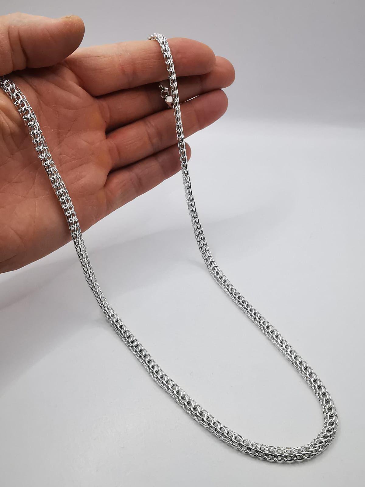 Sterling Silver × Vintage Vintage Jewelry Chain, 925 Sterling Silver, Signed 34.76g Size ONE SIZE - 6 Thumbnail
