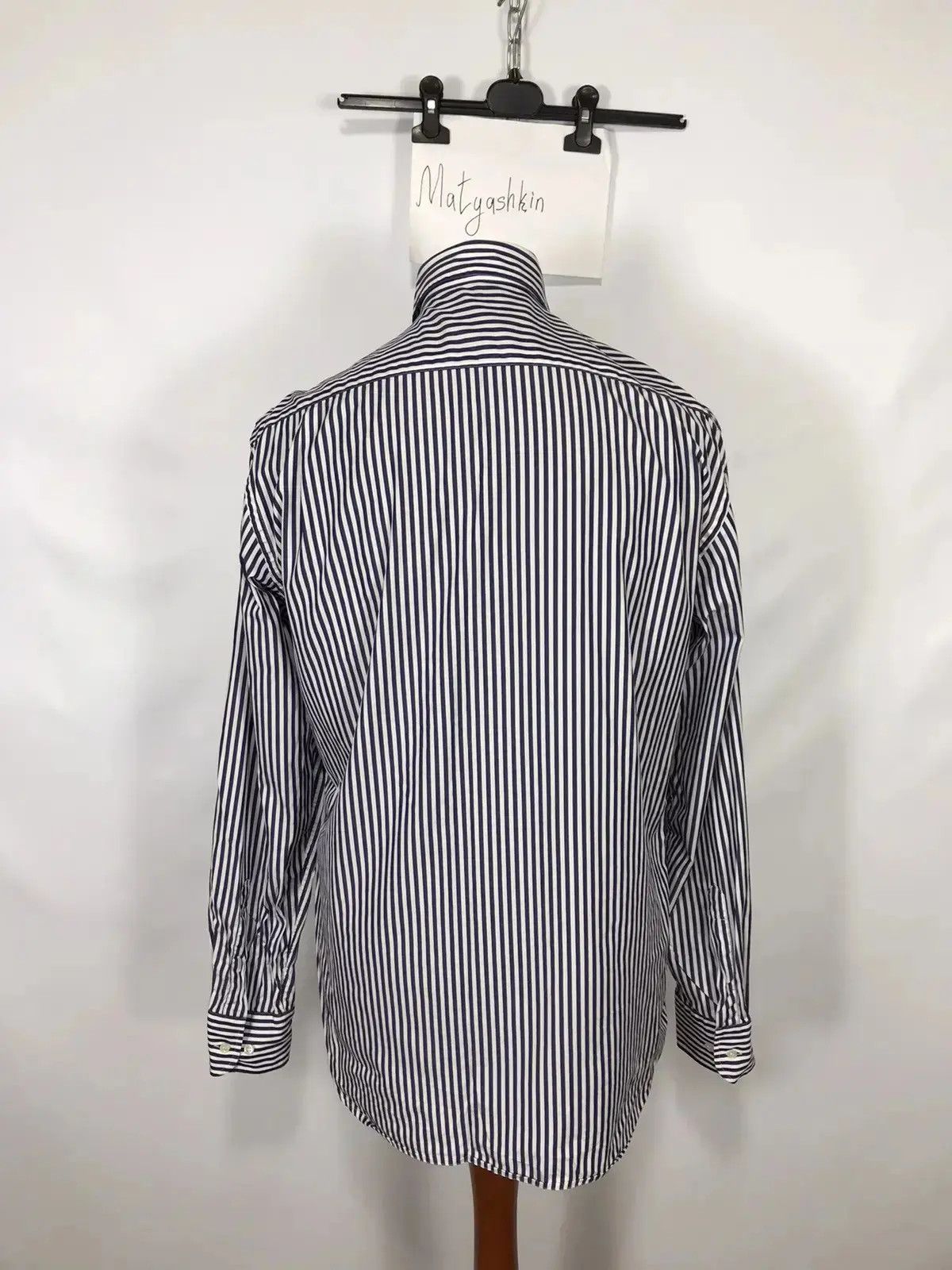 Designer × Paul & Shark Paul Shark striped long sleeve mens shirt size 41 Size US L / EU 52-54 / 3 - 2 Thumbnail