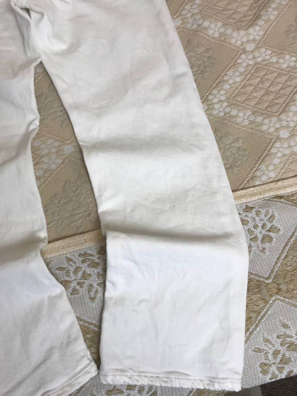R13 🔥 R13 SS25 Romeo Jean Aerin White Stretch Denim Pants Jeans Size 28" / US 6 / IT 42 - 16 Thumbnail