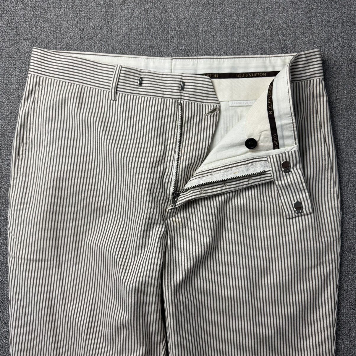 Louis Vuitton Louis Vuitton - Pinstripe Trouser Size 32" / US 10 / IT 46 - 5 Thumbnail