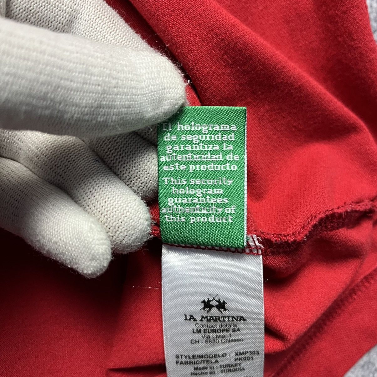 La Martina × Vintage Vintage La Martina #2 Red Polo Y2K Streetwear Designer Size US XXL / EU 58 / 5 - 9 Thumbnail