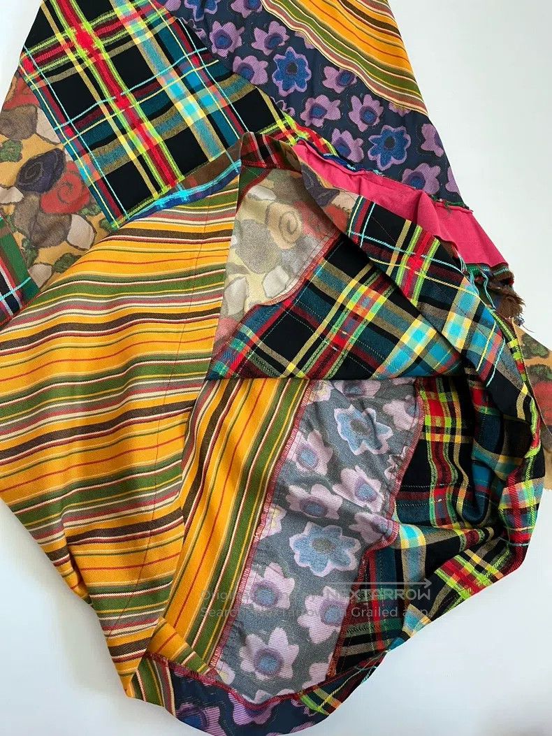 Comme des Garcons Comme des Garcons size F Contrast Color Patchwork Skirt Size 25" / US 0 / IT 36 - 3 Thumbnail