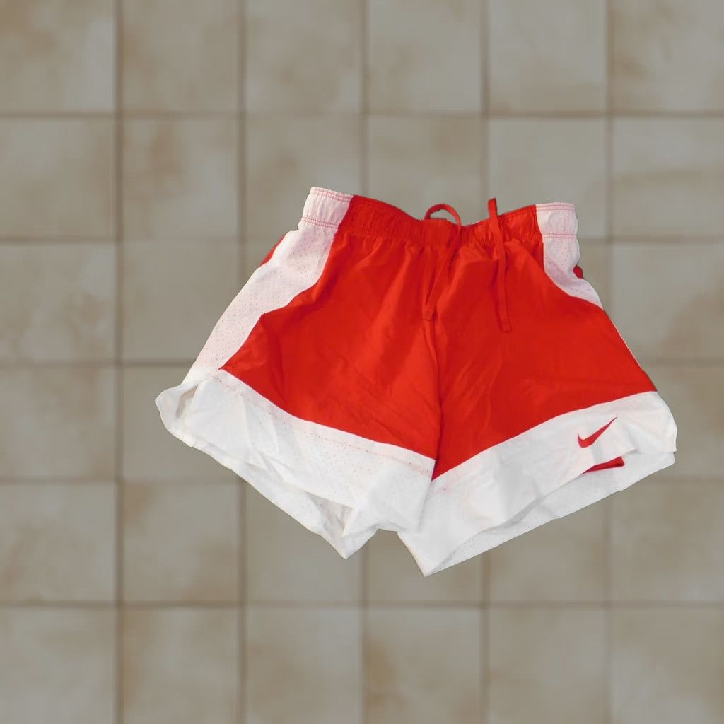 Nike VINTAGE? Nike Short Womens XS Red Dri-Fit Flex Active Running Performance Casual Size 26" / US 2 / IT 38 - 1 Thumbnail