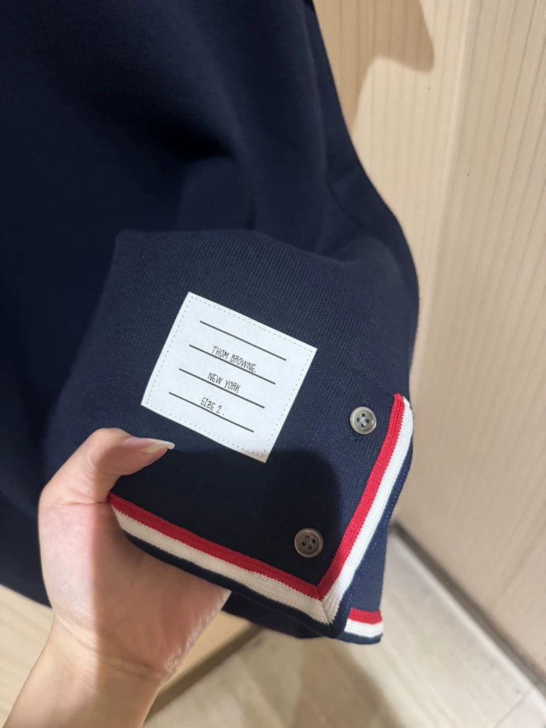 Thom Browne Thom Browne Navy blue short sleeves Size US M / EU 48-50 / 2 - 3 Thumbnail