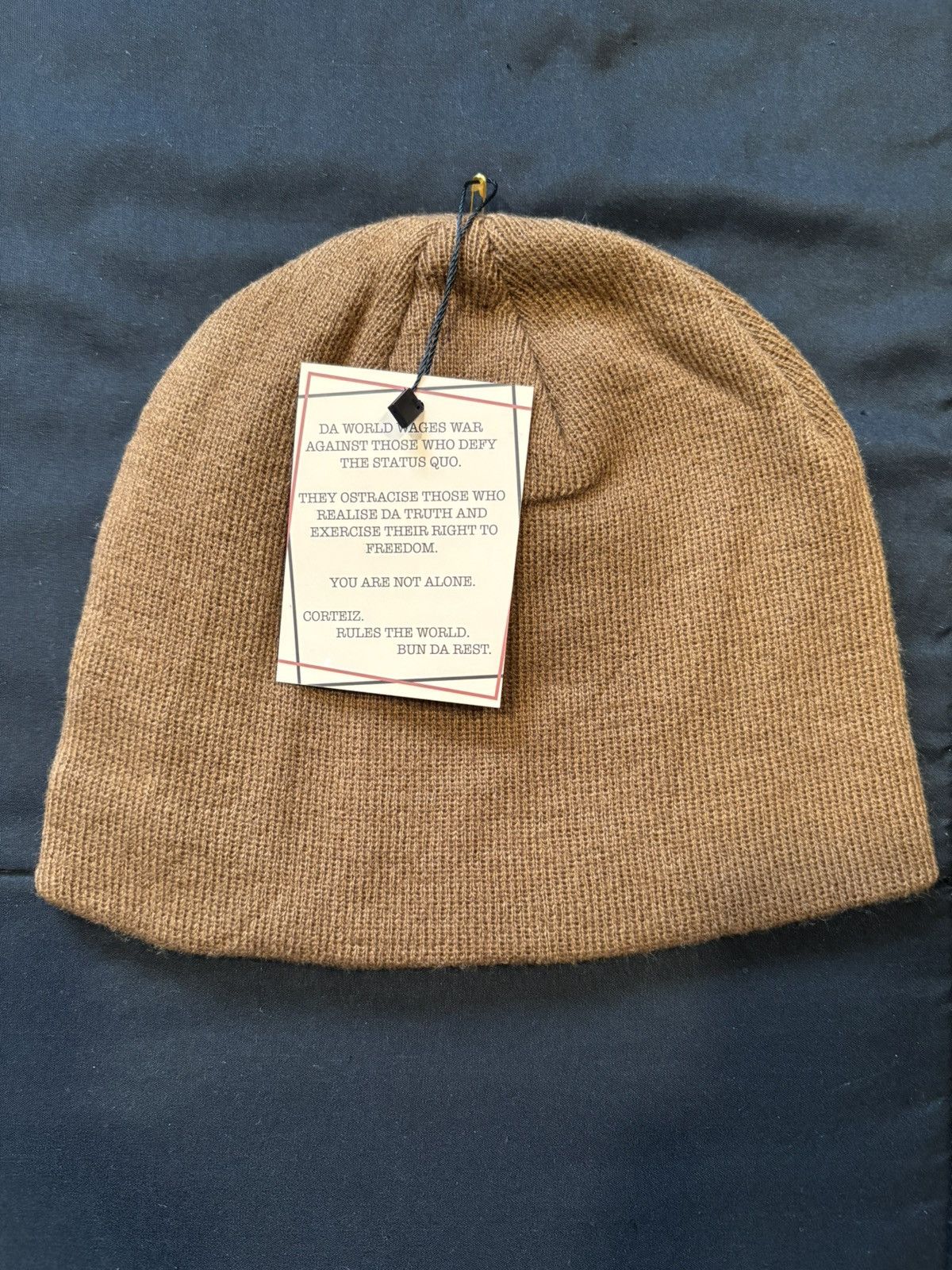 Corteiz Corteiz Brown Skullie Beanie Size ONE SIZE - 2 Thumbnail