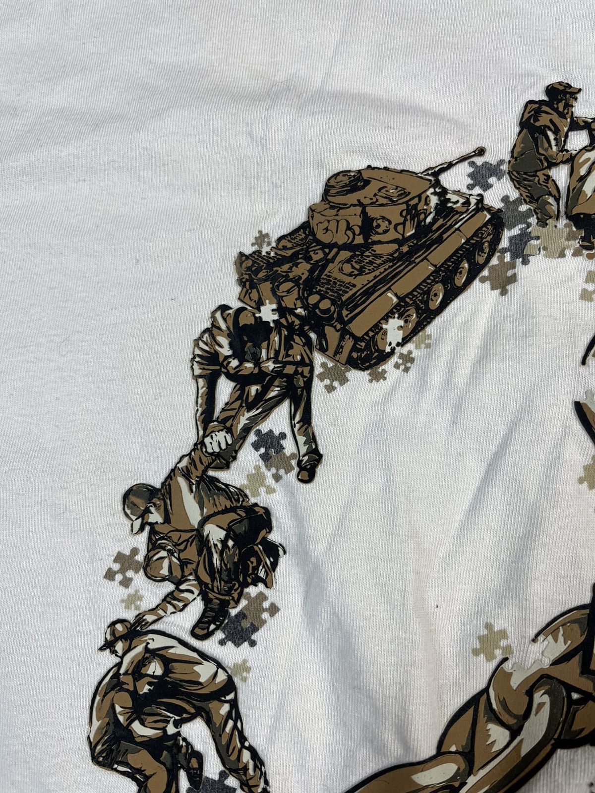 Ecko Unltd. Ecko Unltd War and Piece Jigsaw Graphic Puzzle Blk Y2K Size US L / EU 52-54 / 3 - 9 Thumbnail