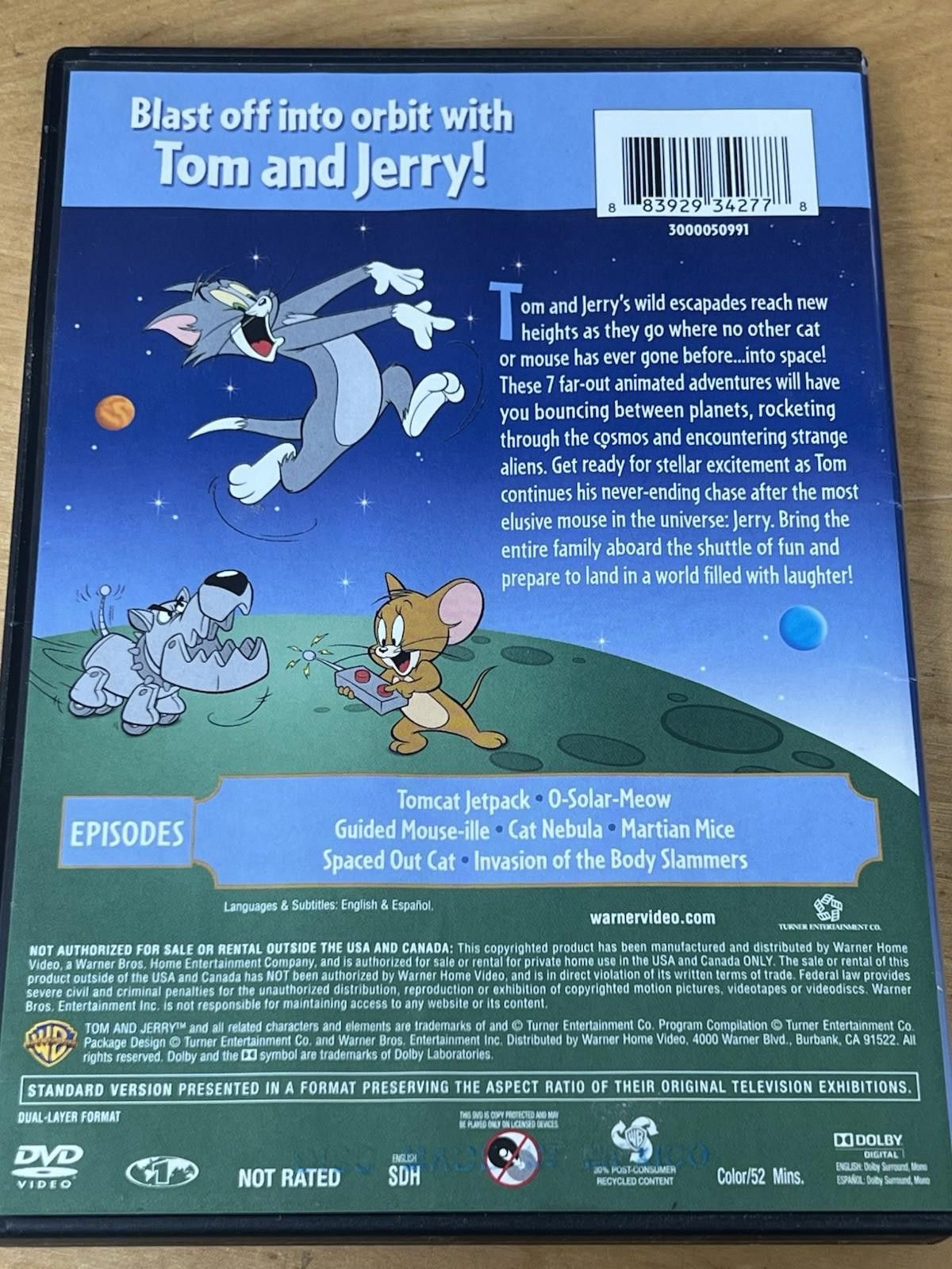 Other Tom Jerry in Space DVD Very Good Michael Donovan,Sam Vincent Size ONE SIZE - 8 Thumbnail