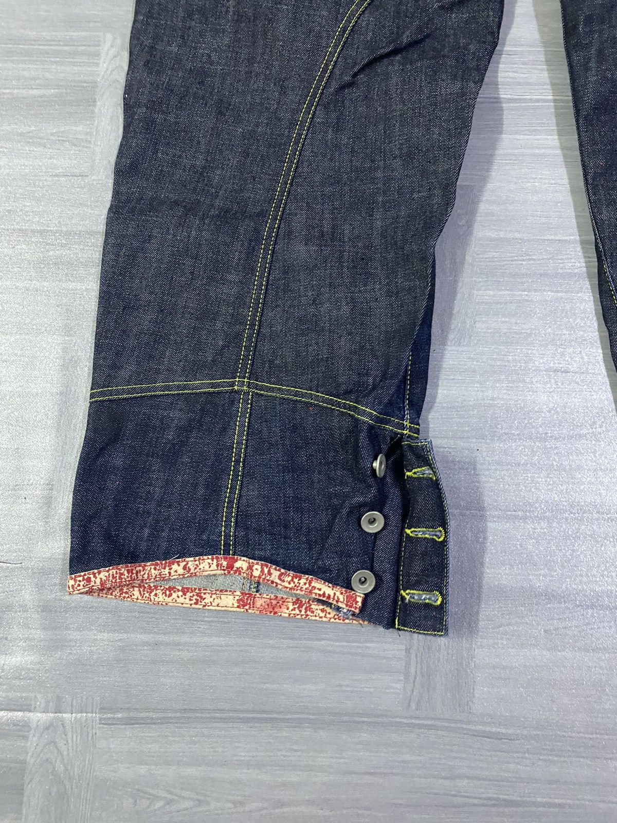 Japanese Brand Rare Monsteat by Momotaro Baggy Denim Jeans Size US 36 / EU 52 - 21 Thumbnail