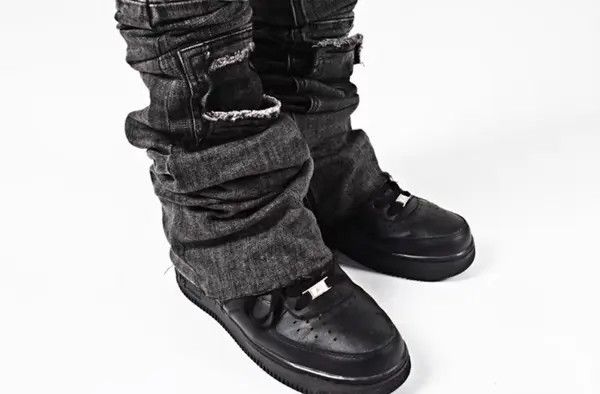 VIBE Vintage washed distressed rock and roll flared jeans Size US 32 / EU 48 - 5 Thumbnail