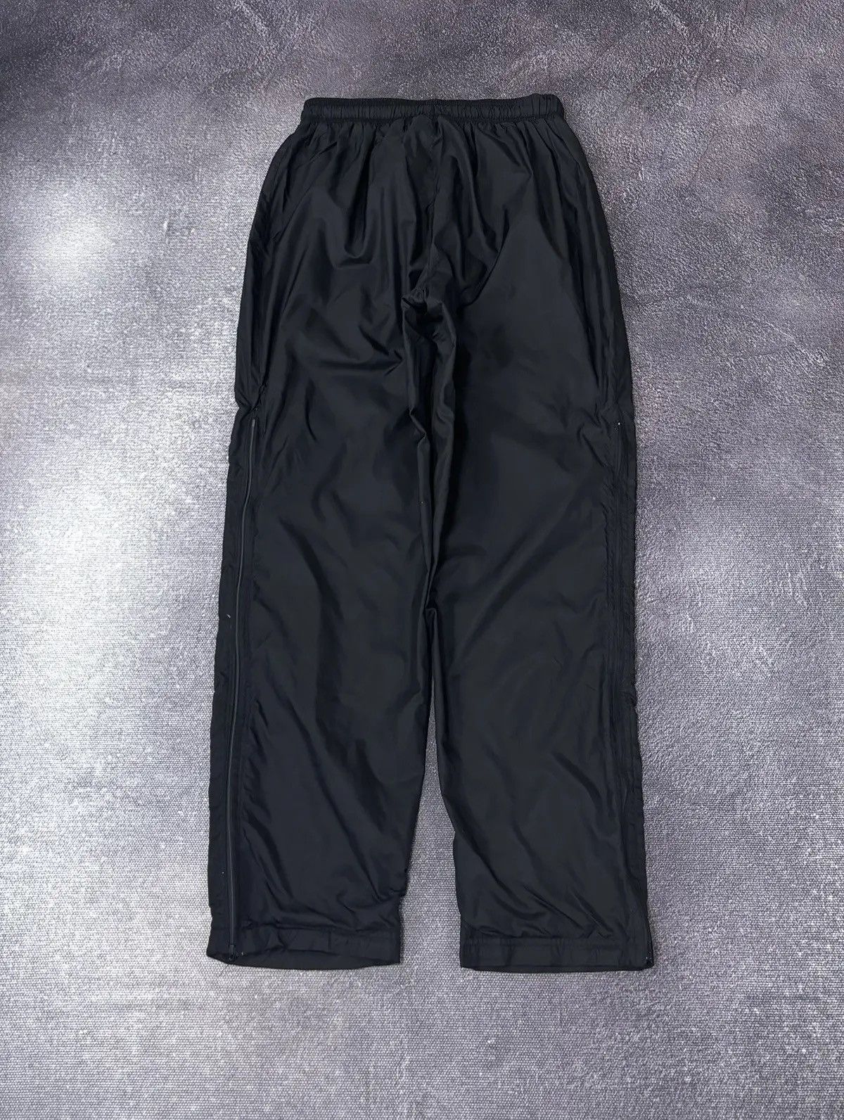 Nike × Vintage Vintage 90s Nike Y2K Drill Side Zip Retro Nylon Track Pants Size US 34 / EU 50 - 11 Thumbnail