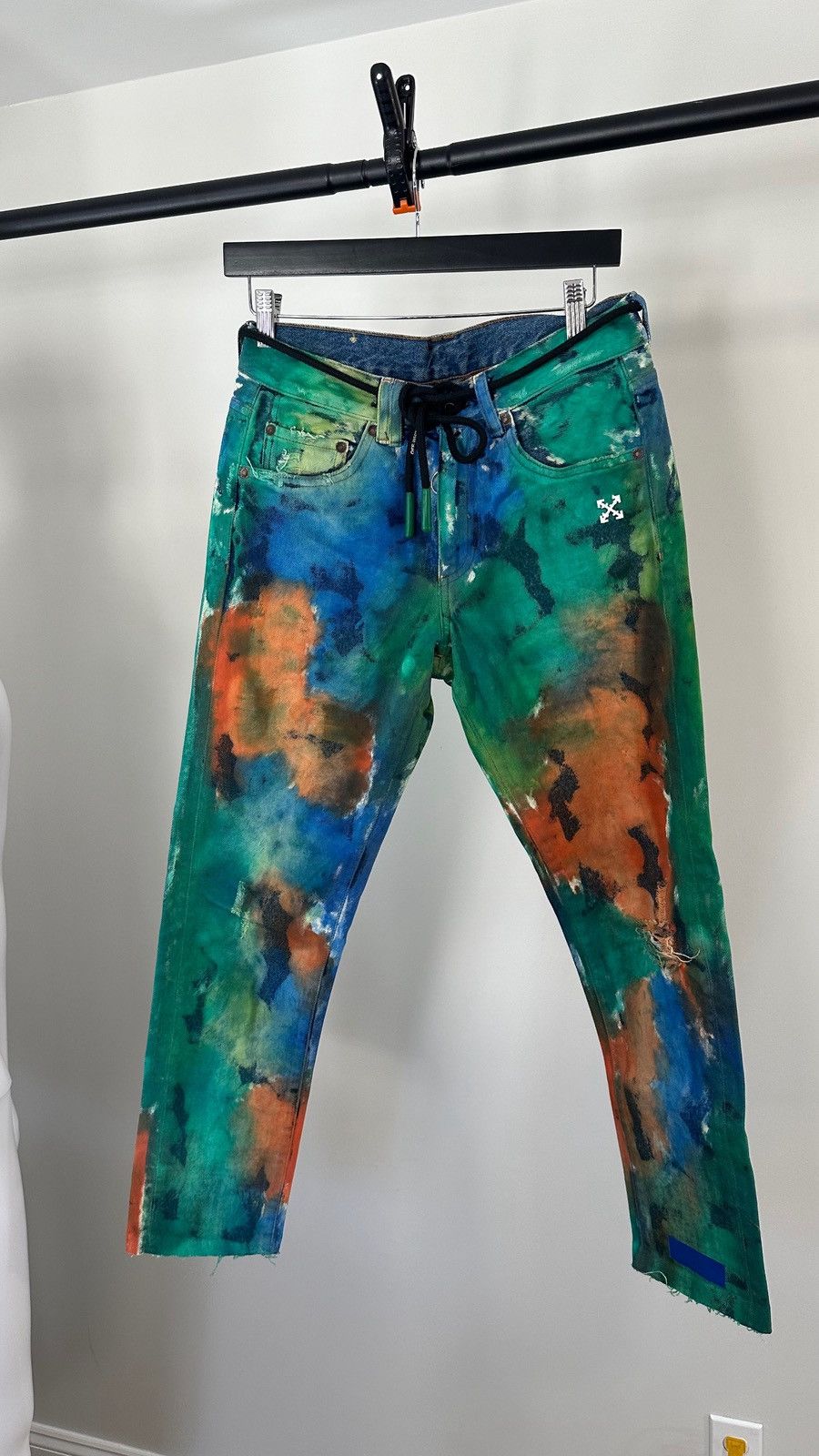 Off-White OFF-WHITE “Painters” Denim Jeans Size US 28 / EU 44 - 2 Thumbnail