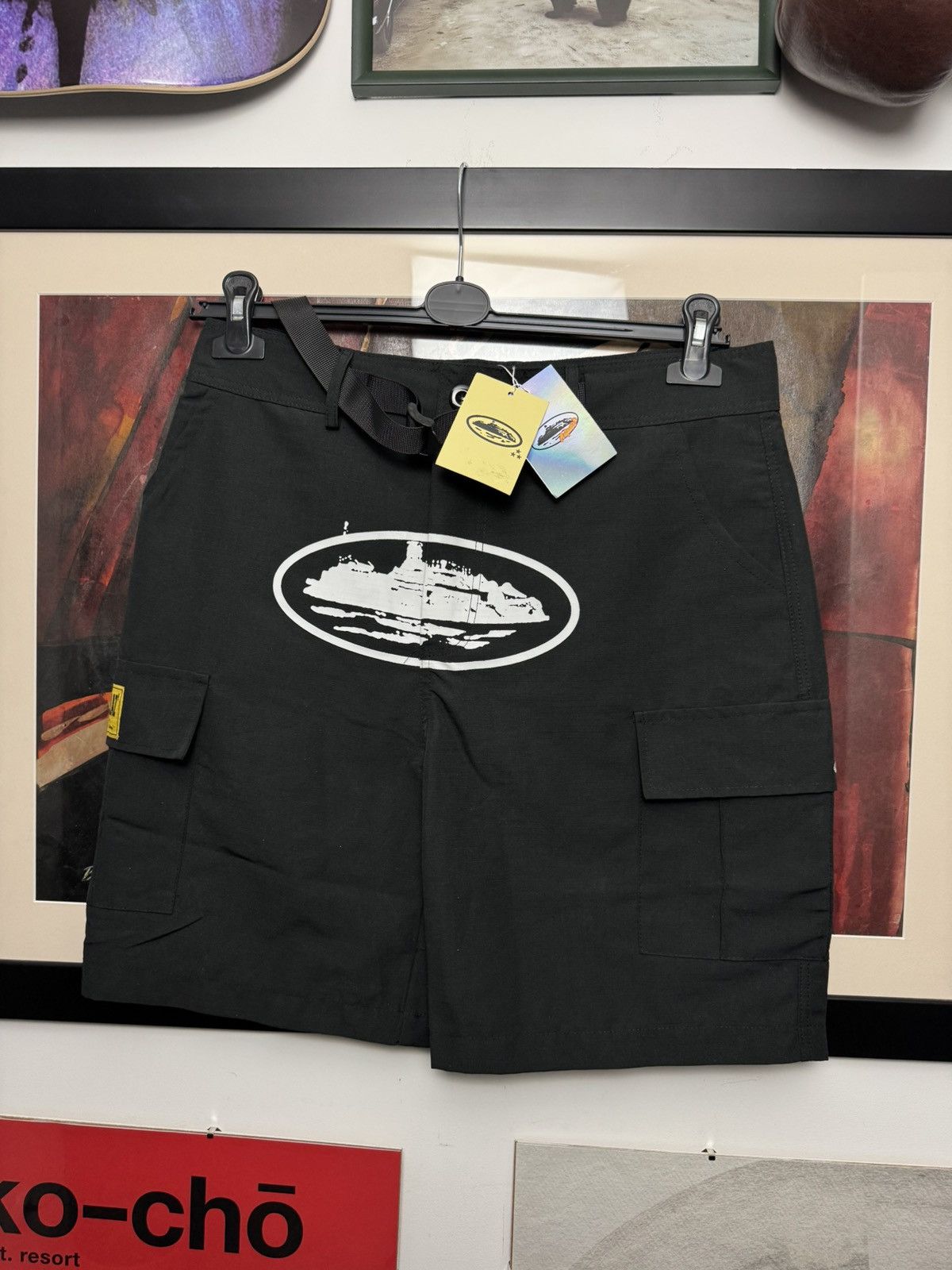 CORTEIZ HMP RAW HEM SHORTS HEATHER GREY