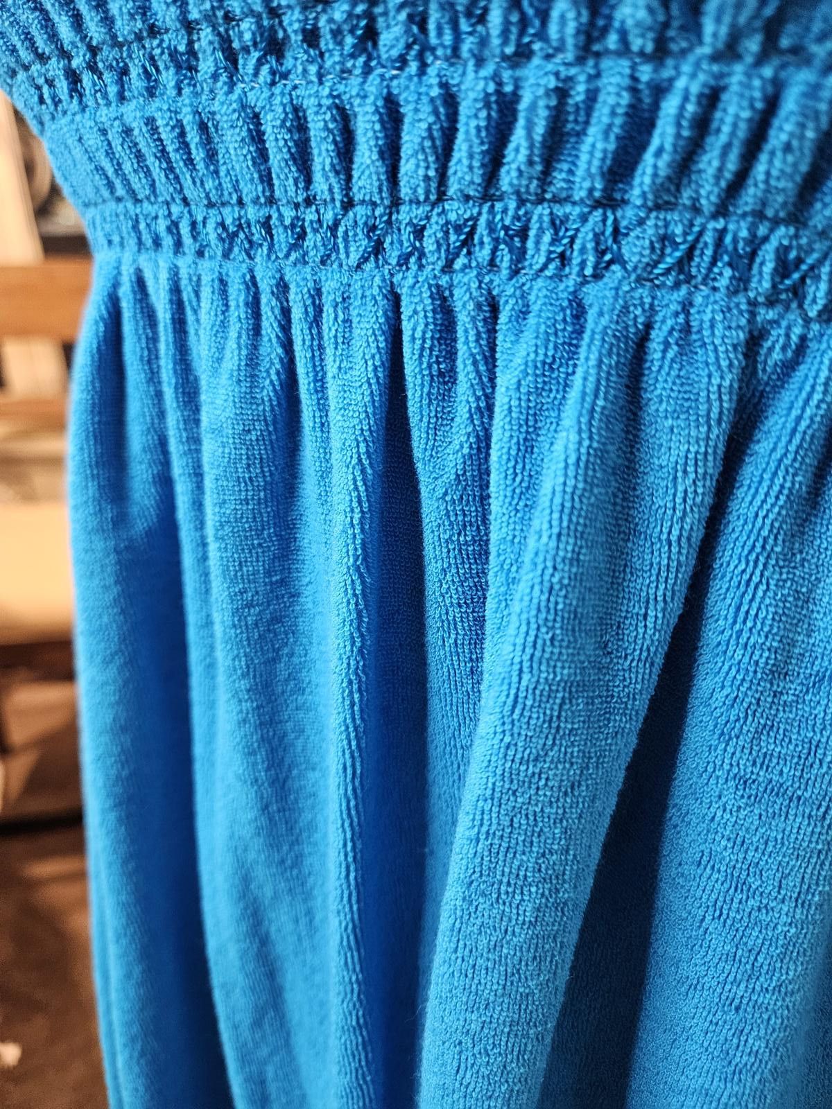 Designer Macy's Raviya Strapless Blue Coverup Dress #512 Size ONE SIZE - 4 Thumbnail
