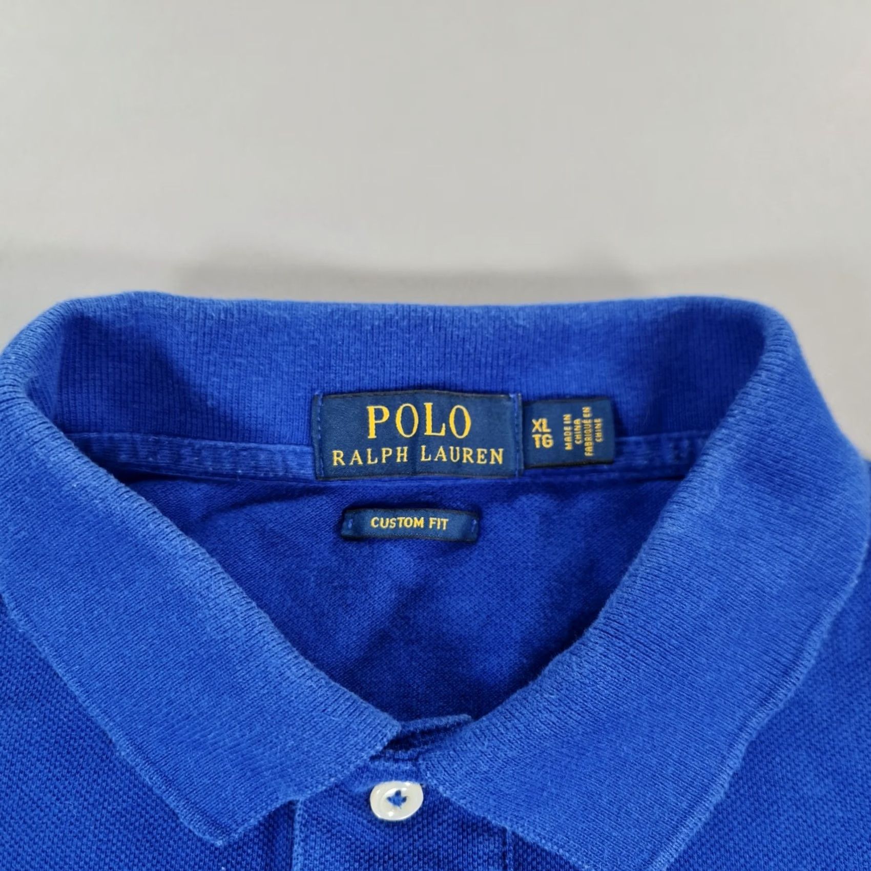 Polo Ralph Lauren Polo Ralph Lauren Mens Polo Shirt Royal Blue XL Polo Bear Logo Preppy Shirt Size US XL / EU 56 / 4 - 3 Thumbnail