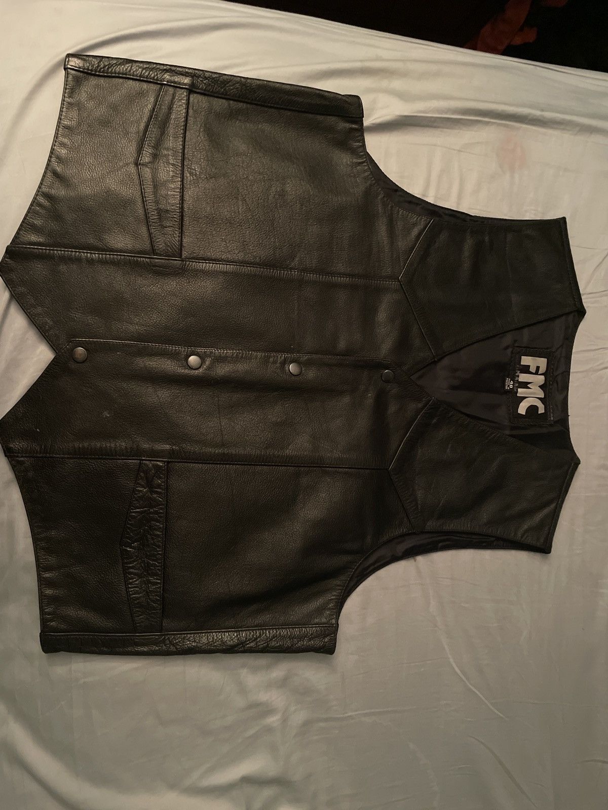 Genuine Leather × Leather Leather vest Size US M / EU 48-50 / 2 - 1 Thumbnail