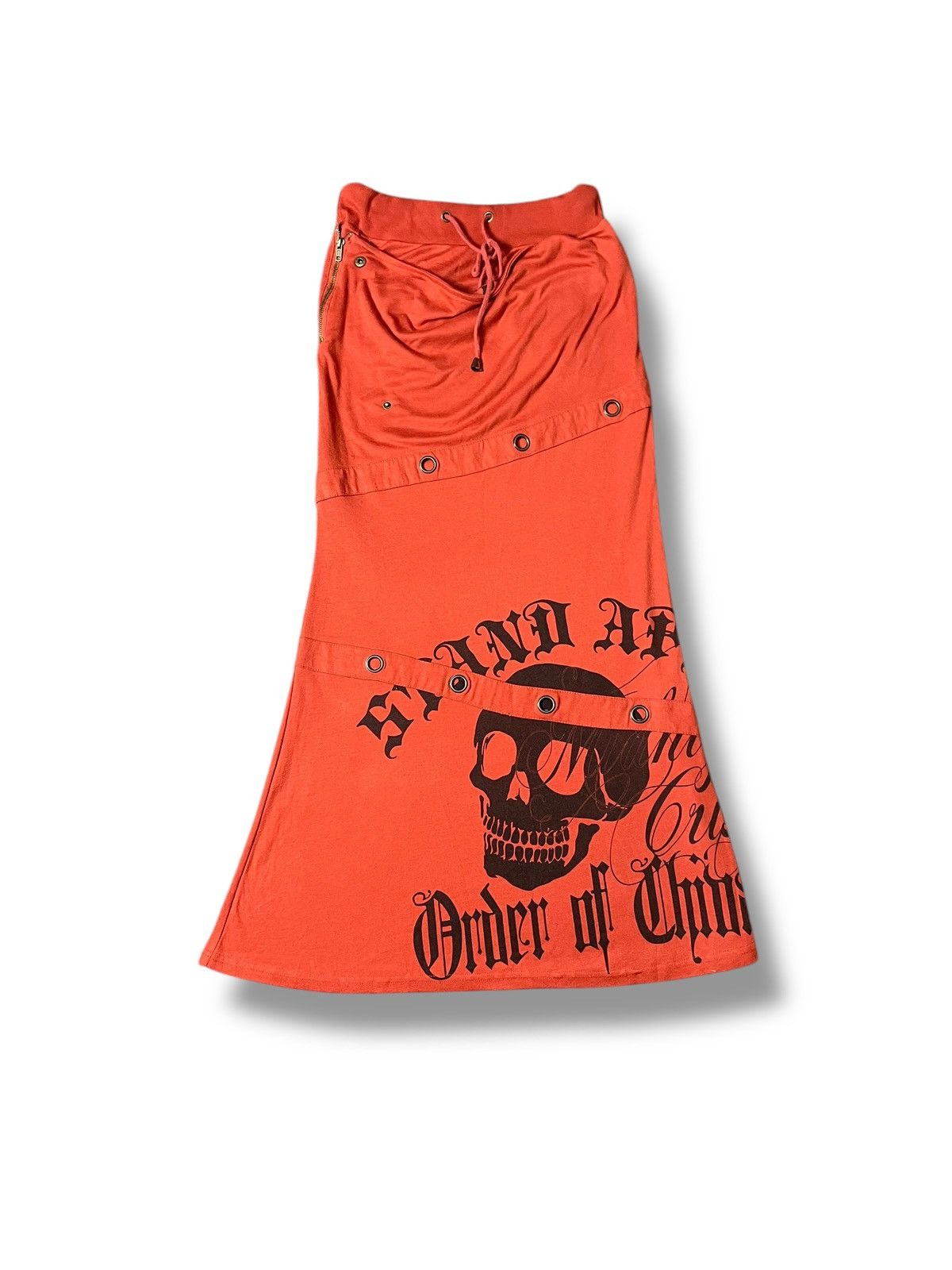 Lazy Daisy Gothic Skulls Design Skirts (42)