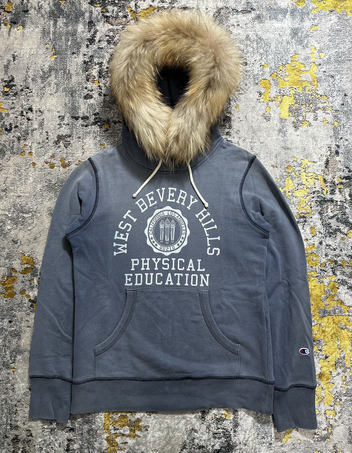 Champion PERFECT FADED OUTER SEAM FUR HOODIE CHAMPION IFSIXWASNINE Size US M / EU 48-50 / 2 - 1 Thumbnail