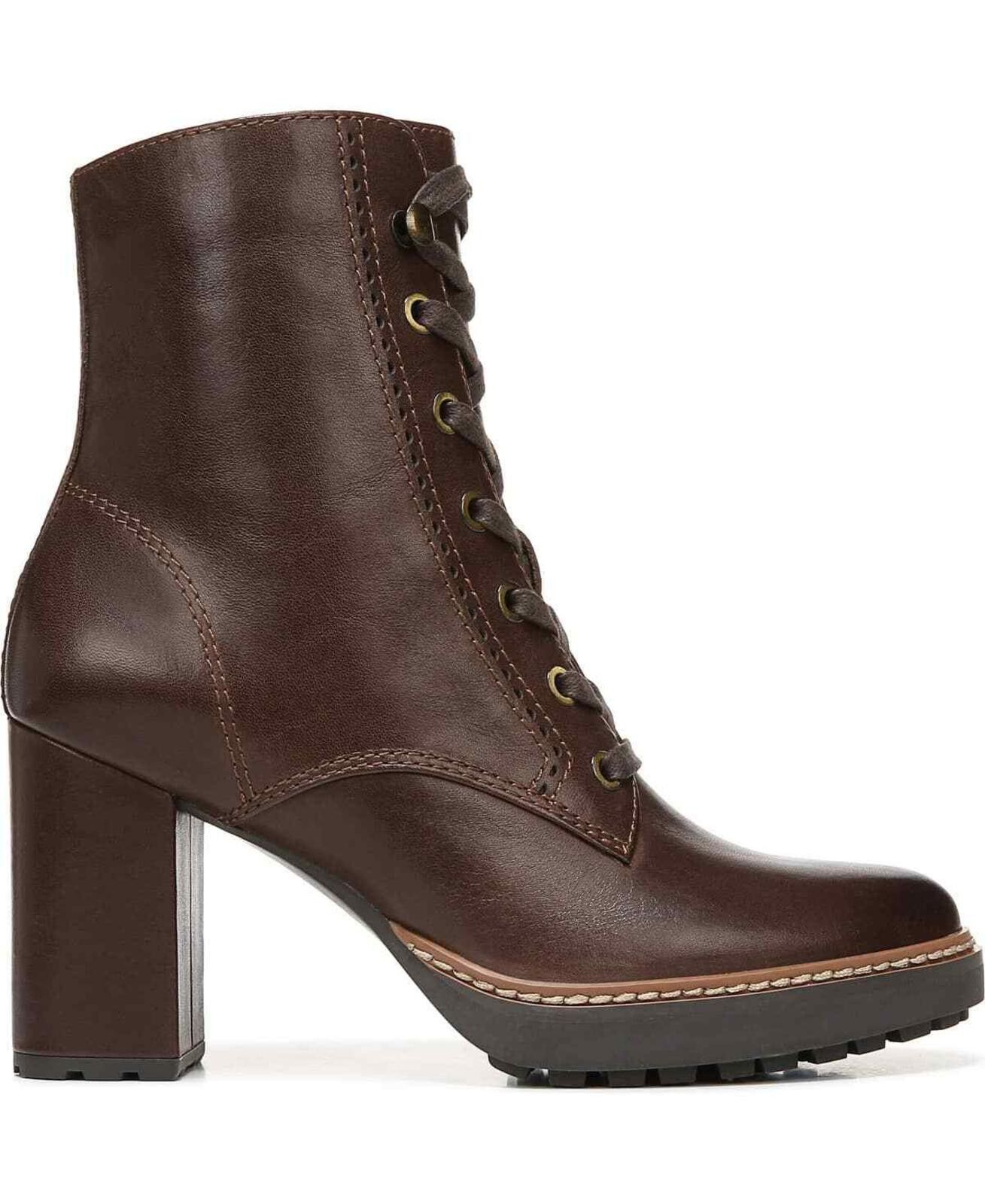 Other Naturalizer Leather Callie Lug Sole Booties - 9 - Brown Size US 9 / IT 39 - 8 Thumbnail