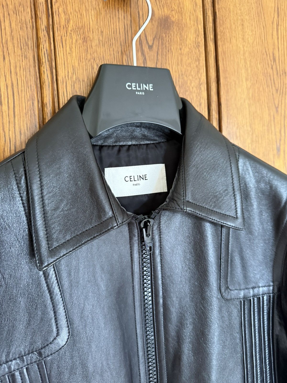 Celine Celine Paul blouson leather aviator jacket Hedi Slimane 48 Size US M / EU 48-50 / 2 - 17 Thumbnail