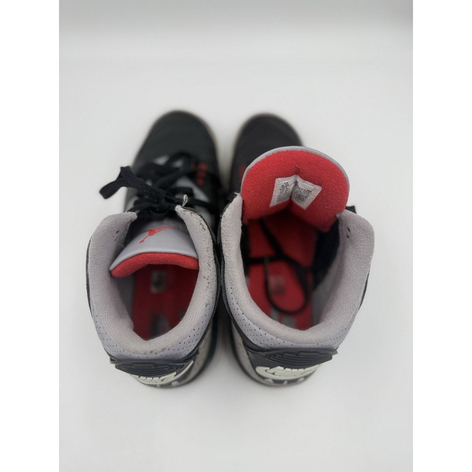 Jordan Brand Size 6.5y Jordan 3 Retro Black Cement DM0967-010 NBS456 Size US 6.5 / IT 36.5 - 4 Thumbnail