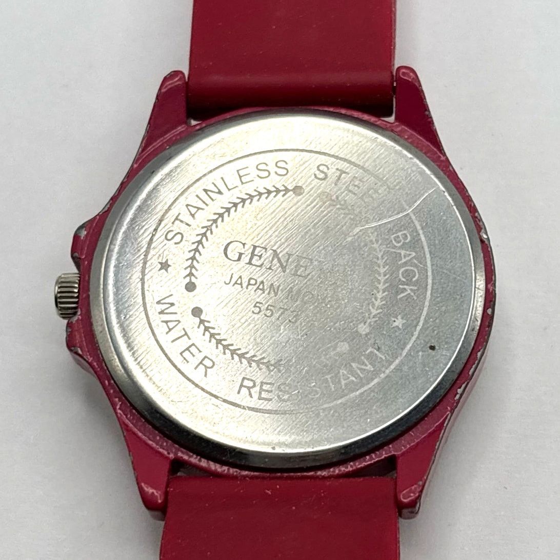 Other Burgundy & Silver Men's Watch Size ONE SIZE - 5 Thumbnail