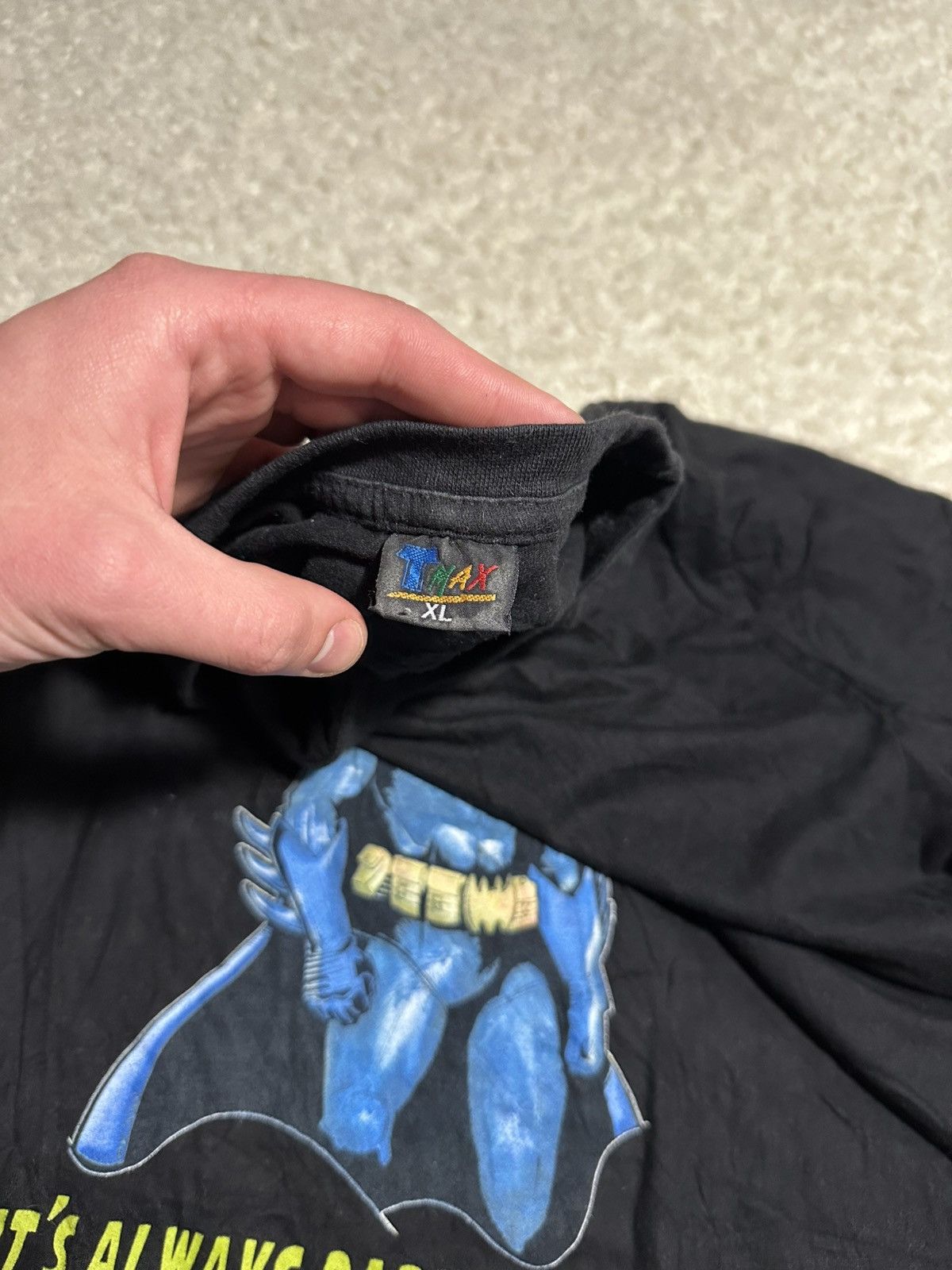 Vintage × Warner Bros J Frog Batman 100% cotton Size US XL / EU 56 / 4 - 4 Thumbnail