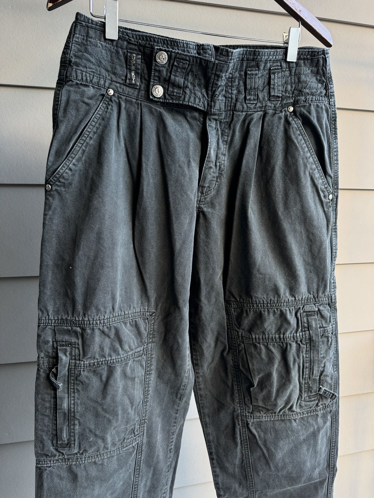 Japanese Brand Vintage Bugle Boy Avant-Garde Pants cargo 36x34 Size US 36 / EU 52 - 3 Thumbnail
