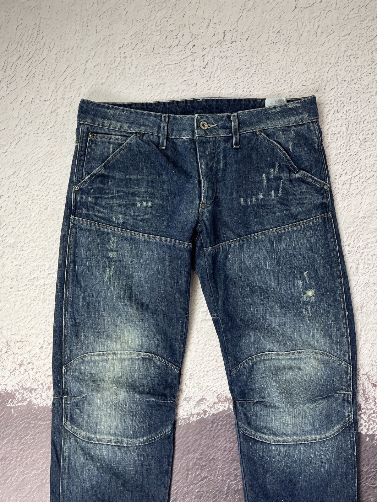 G-Star G-Star Raw 5620 3D Low Tapered double knee denim jeans pants Size US 33 - 6 Thumbnail