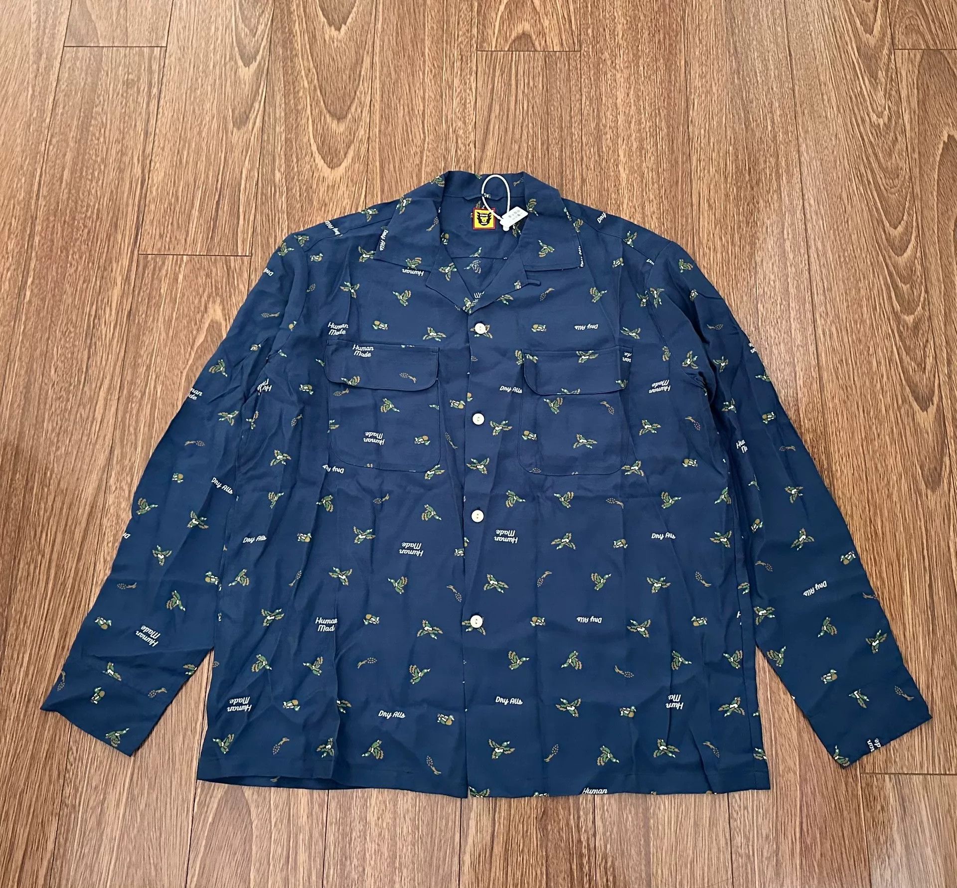 Human Made Human Made Duck Pattern Aloha Long Sleeve Shirt Size US L / EU 52-54 / 3 - 1 Thumbnail