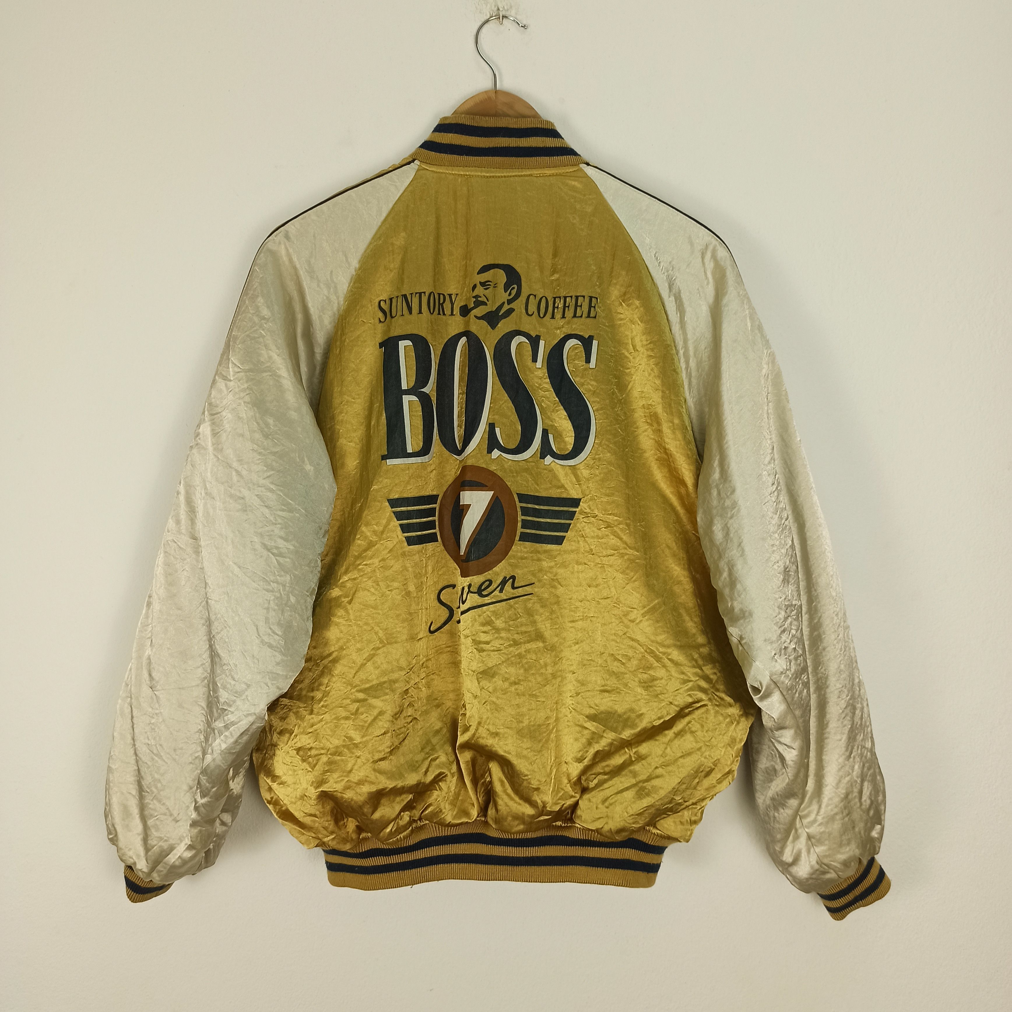 Vintage SUNTORY COFFEE BOSS Reversible Jacket