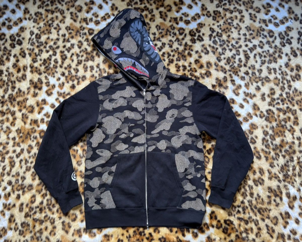 Bape Reflector Camo Shark Full Zip Hoodie Size US XL / EU 56 / 4 - 1 Thumbnail