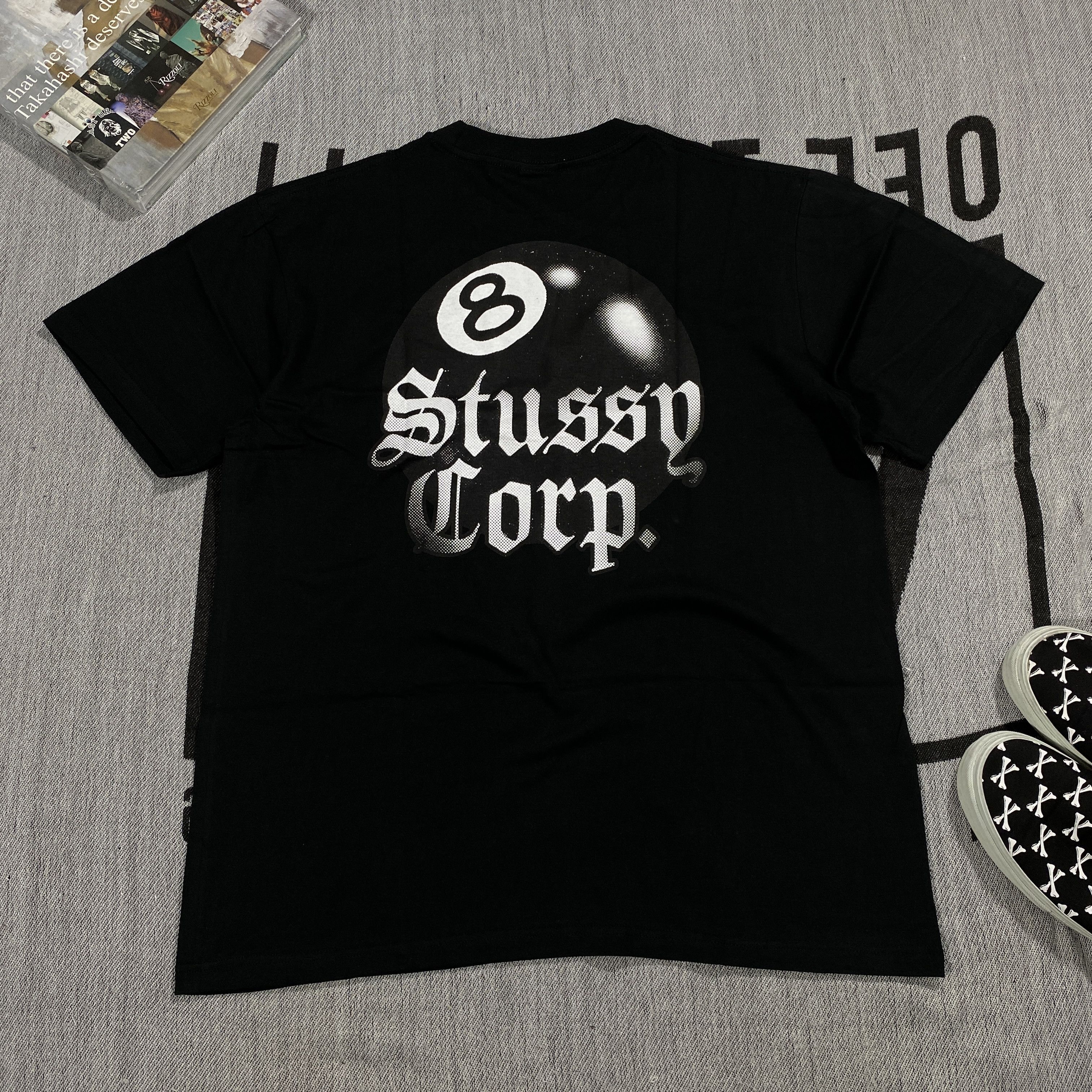 Stussy HYPE Stussy Corp 8 Ball Tee Large Size US L / EU 52-54 / 3 - 1 Thumbnail