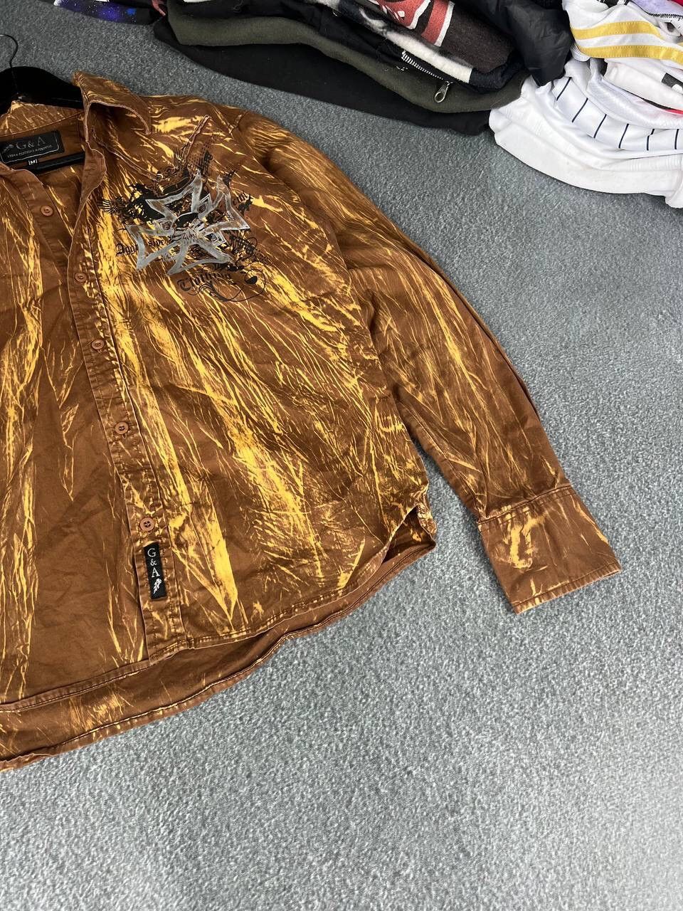 Affliction Y2K Affliction Style Skull Logo Grunge Shirt Size US M / EU 48-50 / 2 - 4 Thumbnail