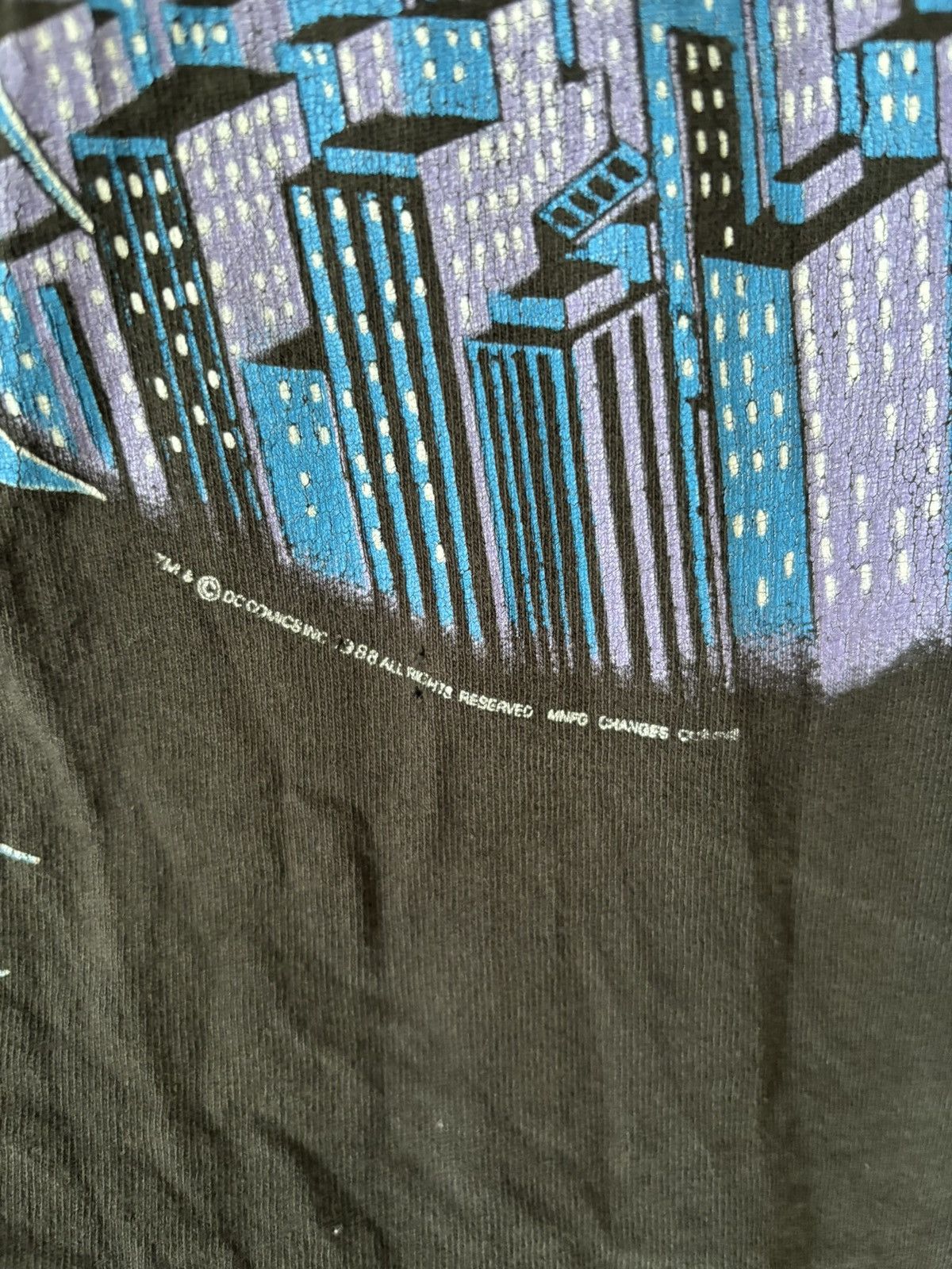 Vintage 1988 Batman Shirt Size US M / EU 48-50 / 2 - 2 Thumbnail