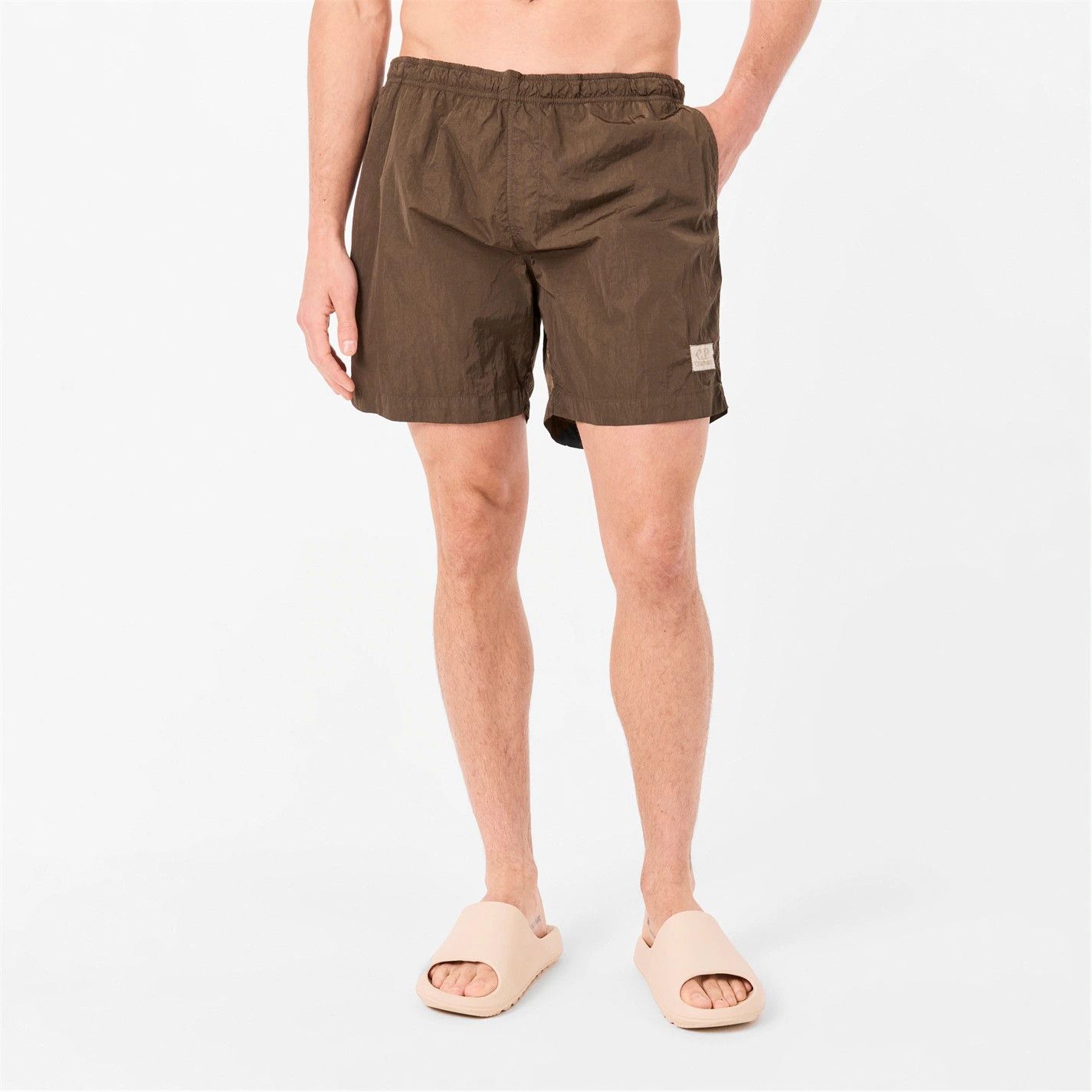 C.P. Company o1g2r1mq0426 Chrome Swim Shorts in Ivy Green Size US 40 / EU 56 - 4 Thumbnail