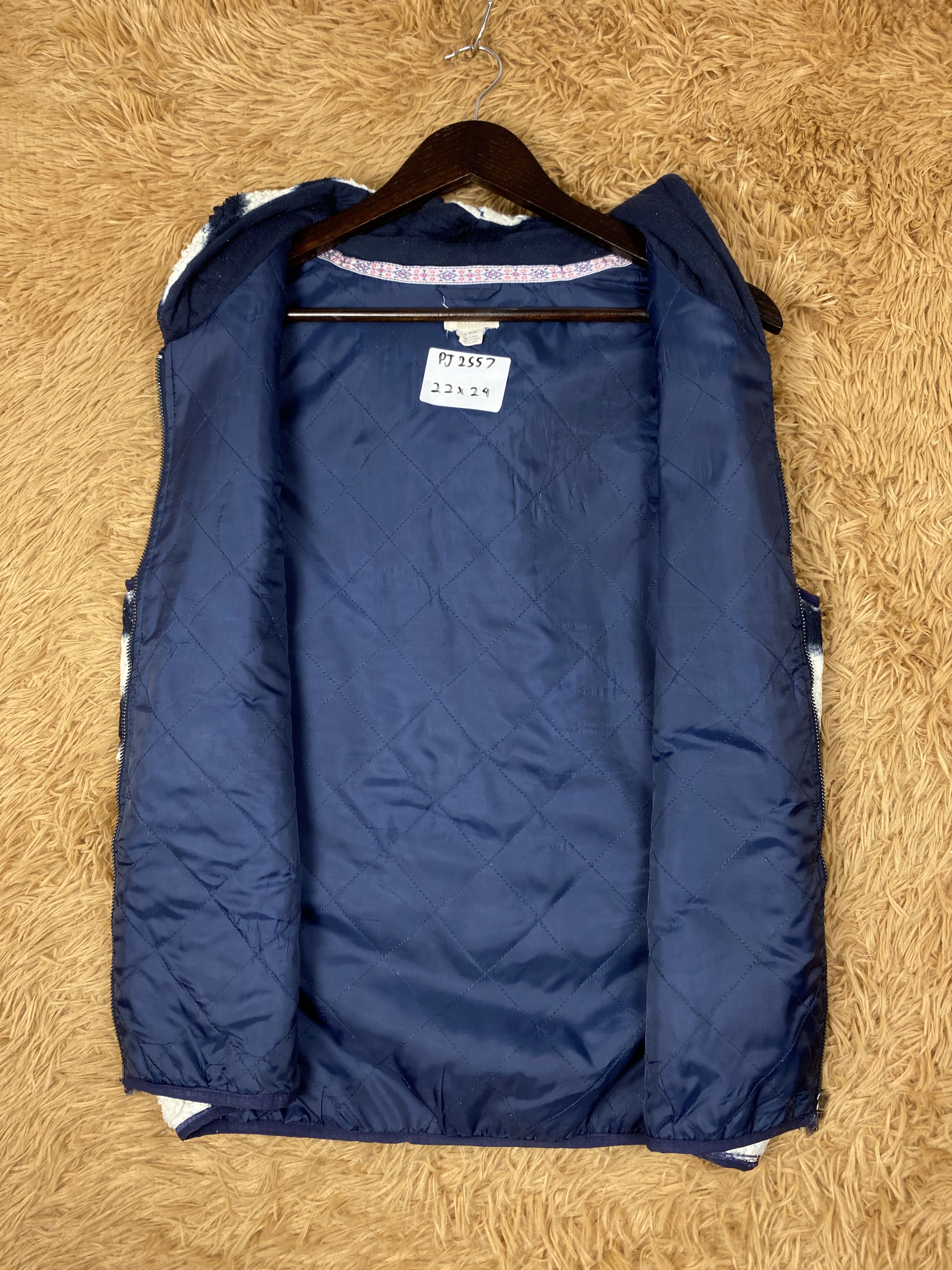 Quiksilver Vintage Roxy Fleece Quilted Lining Vest PJ2557 Size US L / EU 52-54 / 3 - 5 Thumbnail