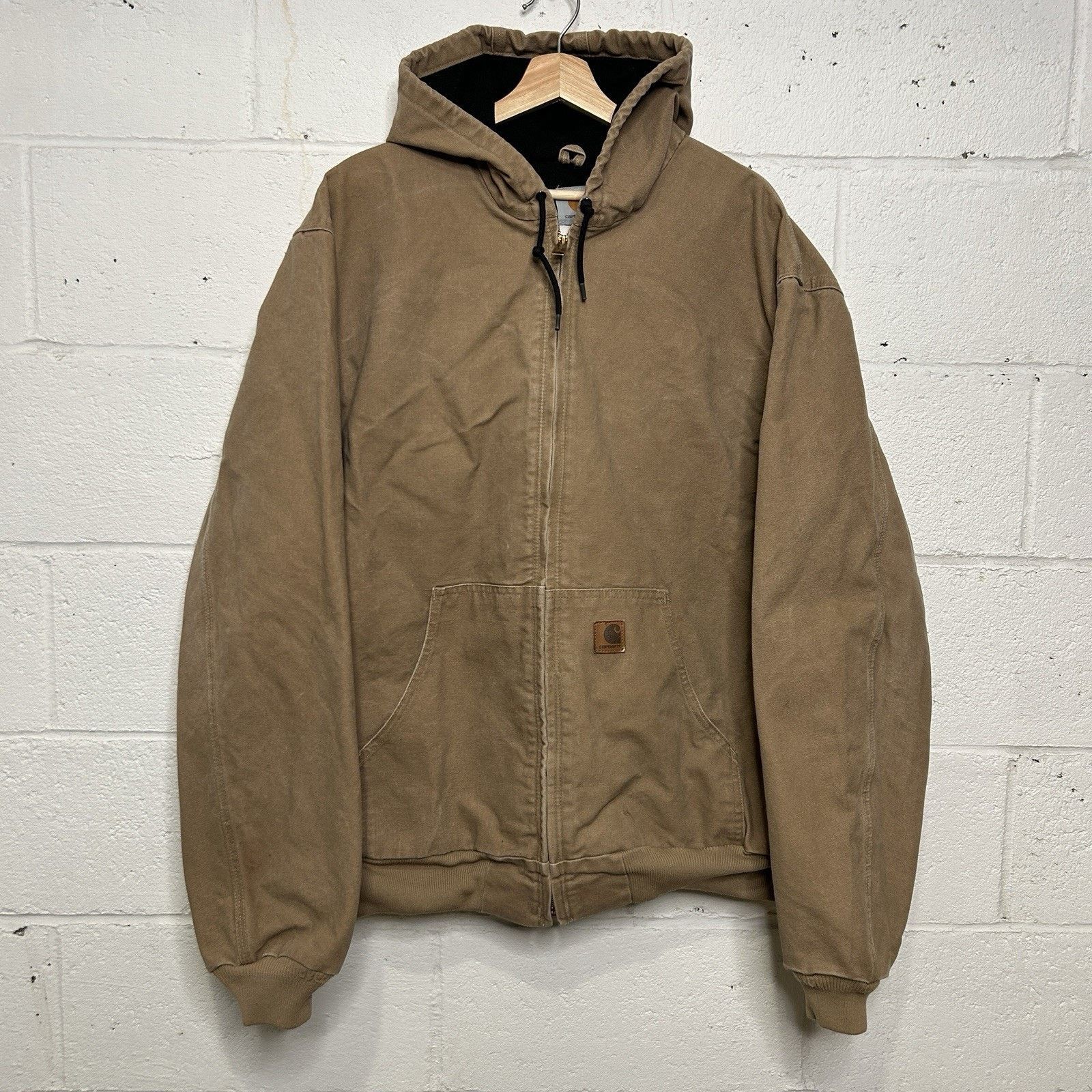 Carhartt Vintage Carhartt Thermal-Lined Hooded Active Jacket “Saddle” Size US XL / EU 56 / 4 - 1 Thumbnail