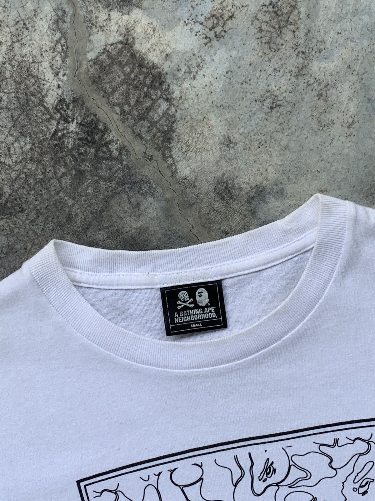 Bape × Neighborhood Bape X Neighborhood Tee Size US S / EU 44-46 / 1 - 4 Thumbnail