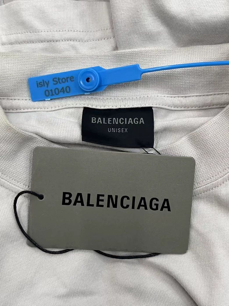 Balenciaga Balenciaga Logo Print Crew Neck Pullover Straight Short Sl Size US M / EU 48-50 / 2 - 5 Thumbnail