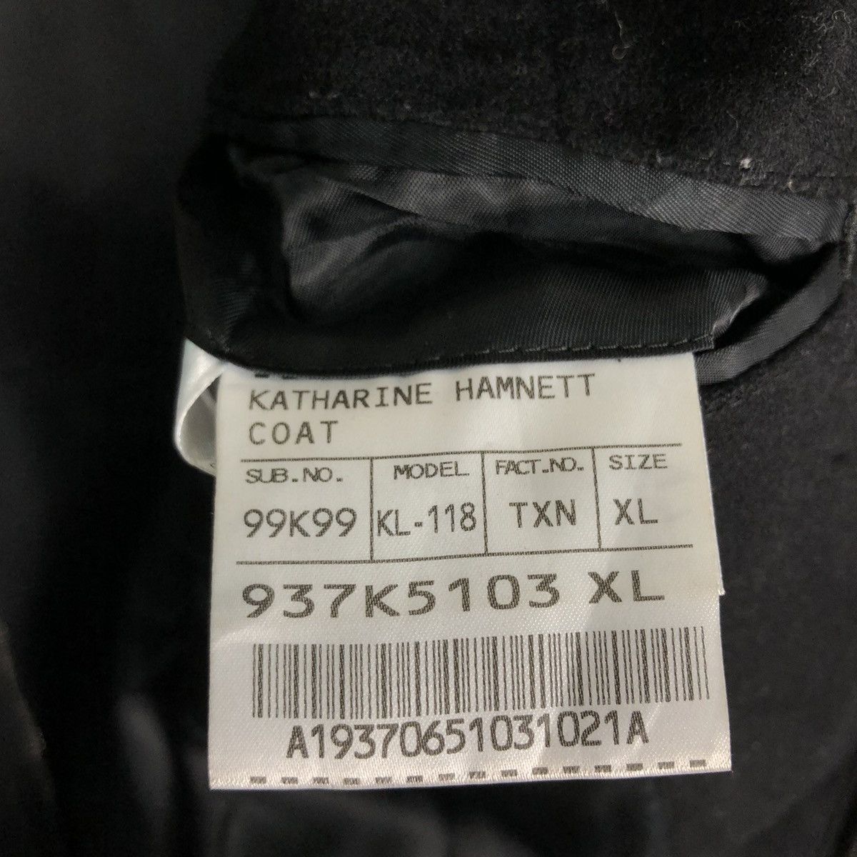 Japanese Brand 🔥Rich Black Long Jacket Katharine Hamnett Issey Miyake Size US XL / EU 56 / 4 - 19 Thumbnail