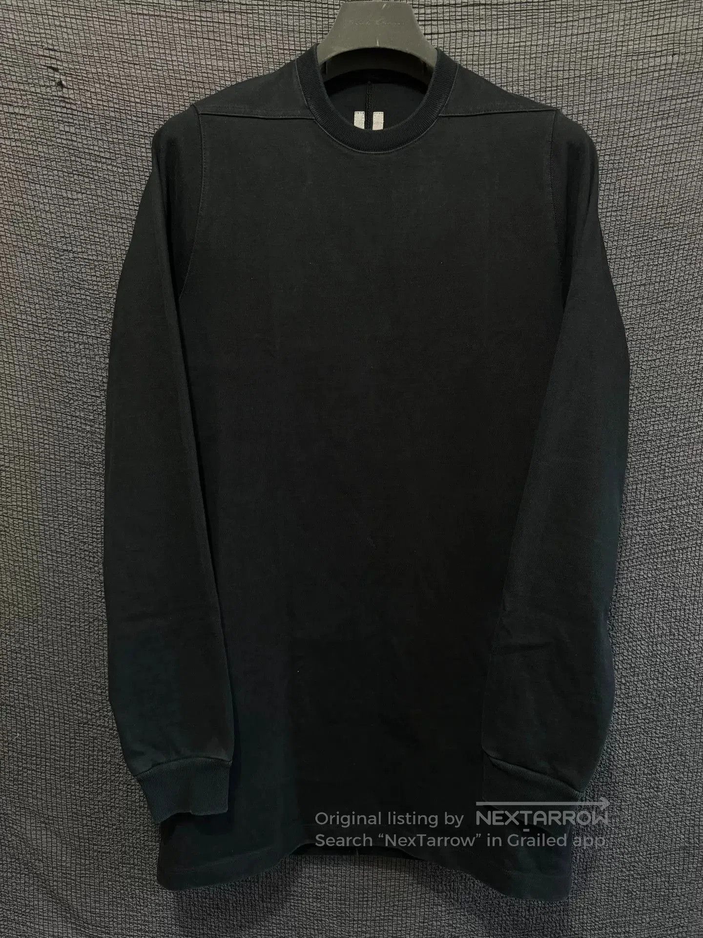 Rick Owens Rick Owens Black Long Sleeve Tee. Size US XS / EU 42 / 0 - 1 Thumbnail