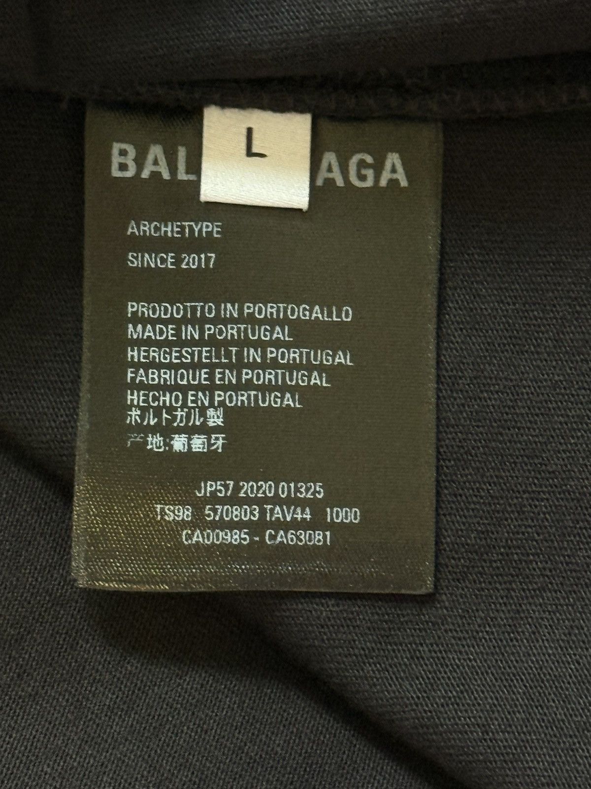 Balenciaga Balenciaga black t shirt Size US L / EU 52-54 / 3 - 6 Thumbnail