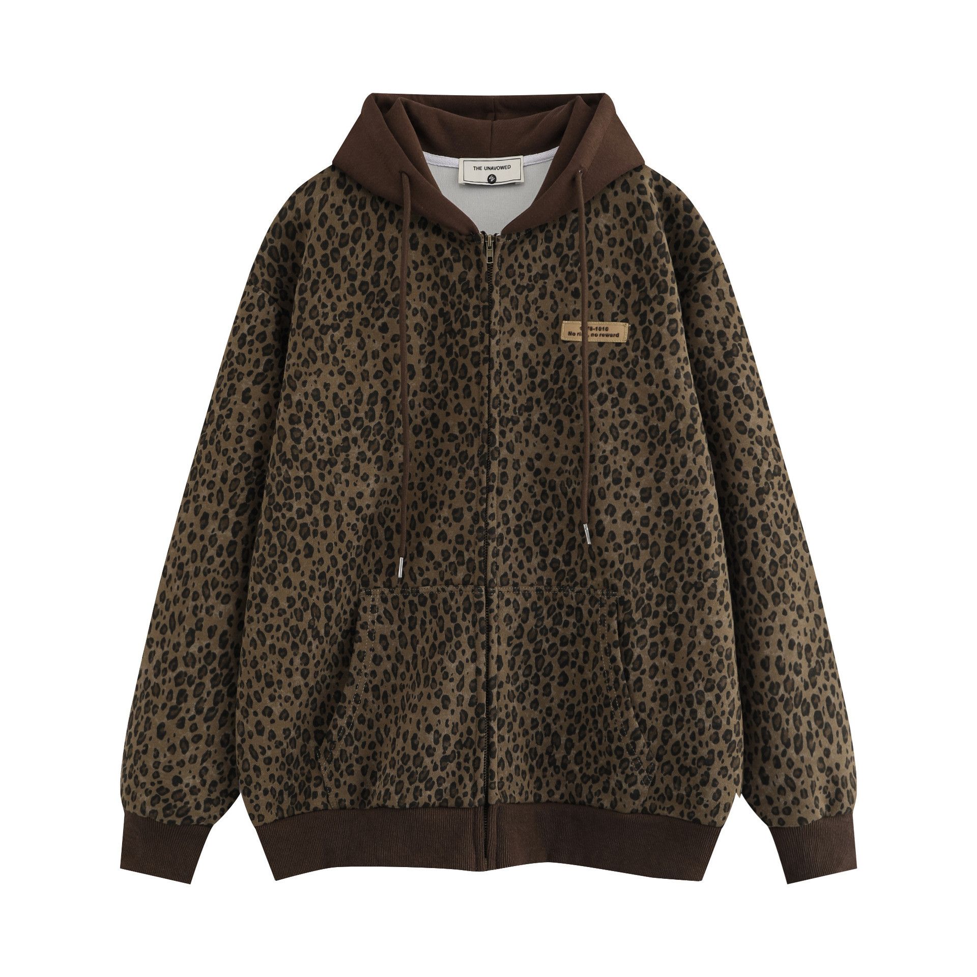 Hooded Sweatshirt Oversized Cheetah Sweater Oversized Leopard