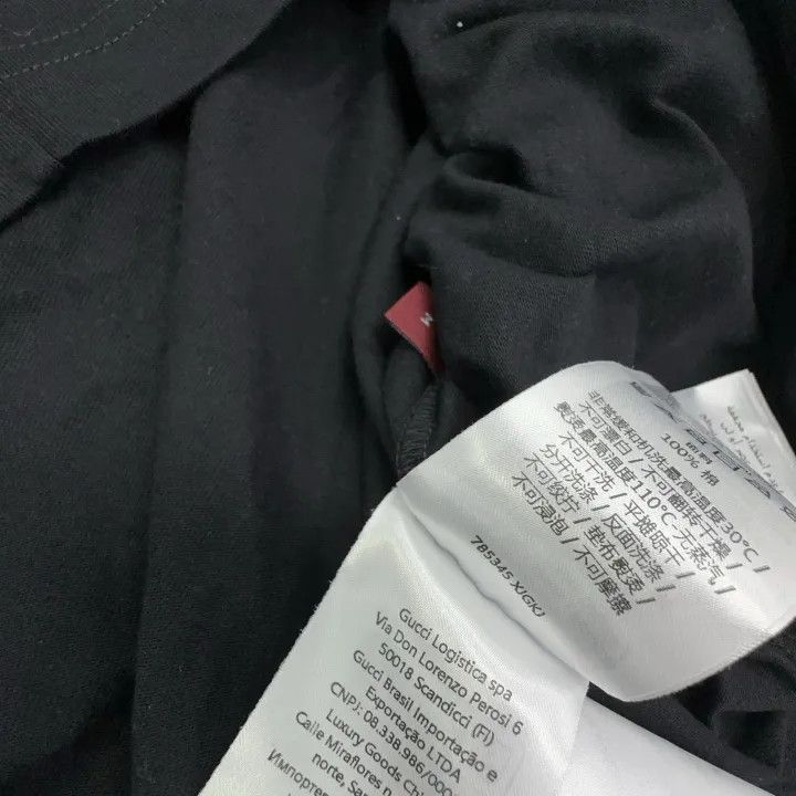 Gucci Gucci Gucci Black Lido Logo Short Sleeve T-Shirt -2506 Size US M / EU 48-50 / 2 - 4 Thumbnail
