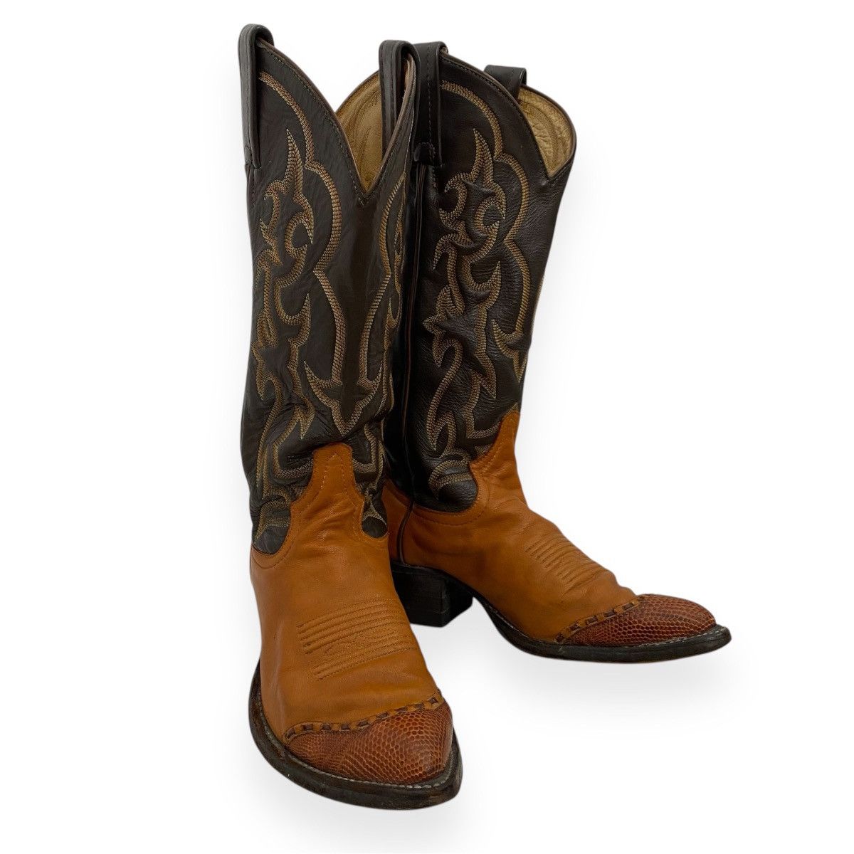 Tony Lama × Vintage Vintage Tony Lama cowboy leather boots Size US 6 / IT 36 - 2 Thumbnail
