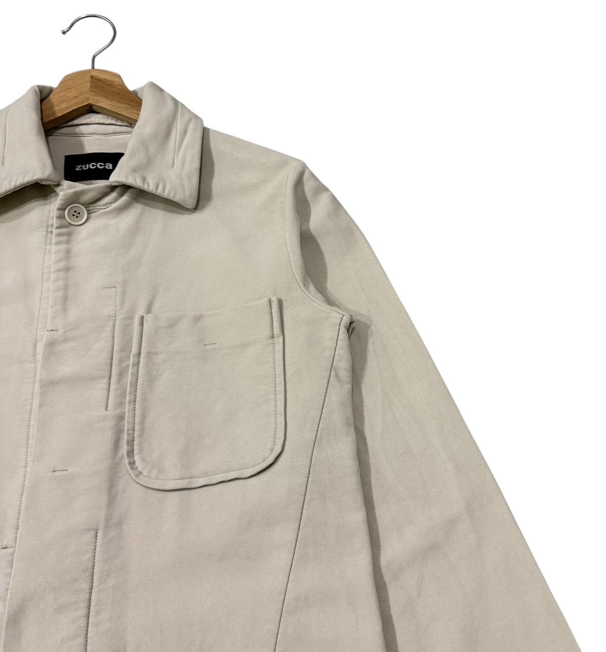 Zucca Vintage Zucca Issey Miyake Long Buttons Jacket Size US M / EU 48-50 / 2 - 2 Thumbnail