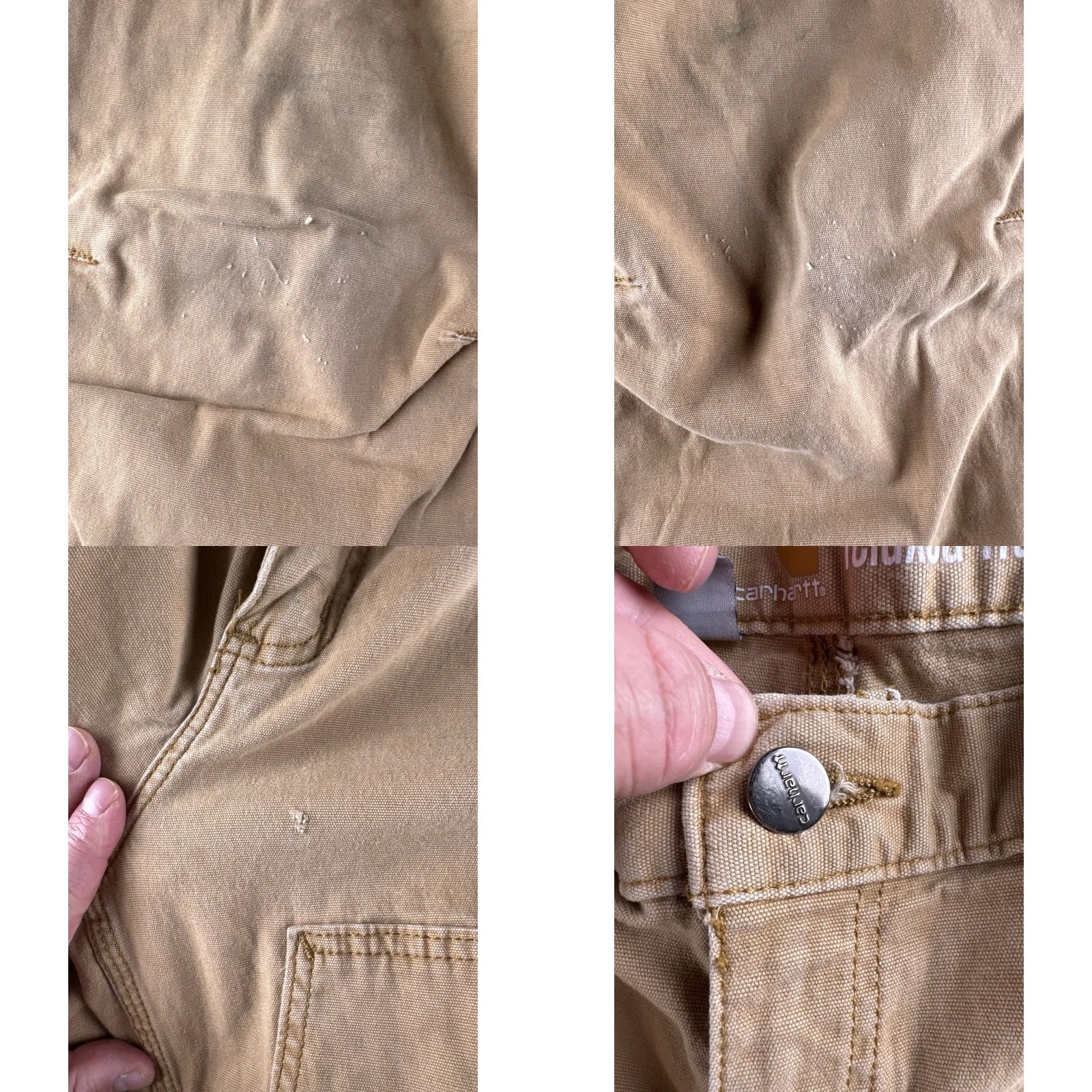 Carhartt Carhartt Double Knee Pants 42x30 Beige Workwear Carpenter 102802-918 Mens Size US 42 / EU 58 - 8 Thumbnail