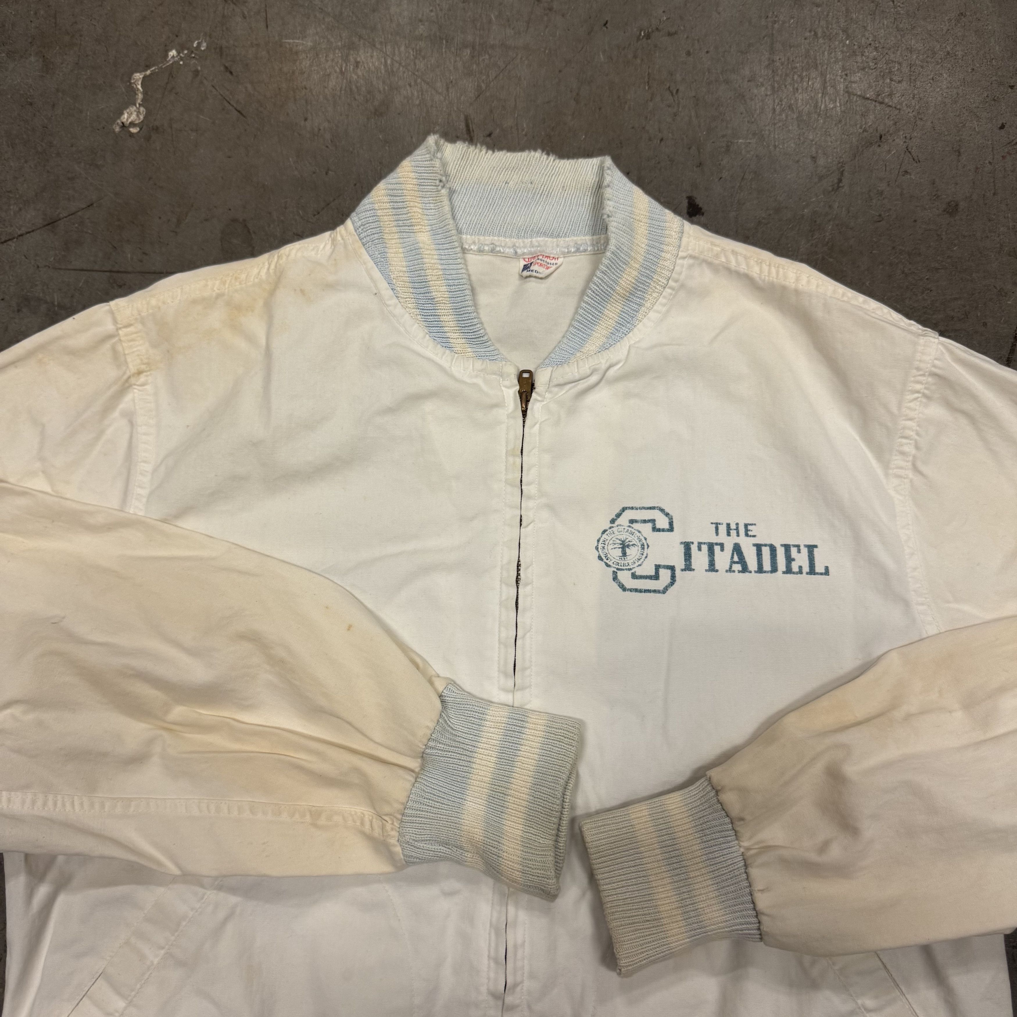 Champion VTG 50s 60s Champion Running Man The Citadel Track Jacket Size US M / EU 48-50 / 2 - 3 Thumbnail