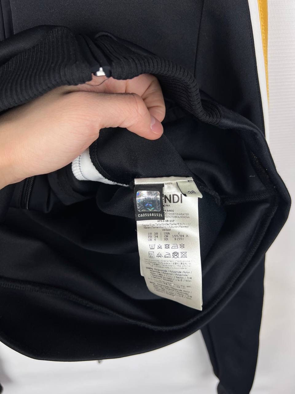 Fendi Fendi Roma velvet-trumped stretch-ponte jacket woman size 38 Size XS / US 0-2 / IT 36-38 - 4 Thumbnail